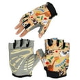 thumbnail image 4 of NIBOLOG Stylish Children Kids Scooter Bicycle Cycling Half Finger Protection Gloves, 4 of 8