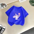 thumbnail image 3 of Camiseta de verano con dibujos animados para niños y niñas, camiseta Kulomi con estampado creativo, informal, estilo urbano, Y2K, transpirable, con cuello redondo para niños y niñas, 3 of 5