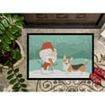 thumbnail image 3 of Carolines Treasures CK2062JMAT Tricolor Cardigan Corgi Snowman Christmas Door Mat Indoor Rug or Outdoor Welcome Mat, 3 of 4