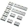 thumbnail image 1 of VEVOR Shredder Blades, Alloy Steel Shredder Machine Blade Kit with 9 Rotating and 2 Fixed Blades, High-Hardness SKD-11 Blade, Compatible with Model 300 Plastic Grinder, 1 of 9