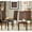 Brown, variant on iNSPIRE Q Darcy Metal Upholstered Dining Chair (Set of 4) by  Bold