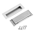 thumbnail image 1 of Tirador empotrado rectangular de 115 x 41 mm para puerta de cajón Hardware 2Pcs, 1 of 1