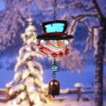 thumbnail image 4 of Halloween Decorations ornaments for small Hangs Christmas Hanging Decorations Cartoon Santa Snowman Wind Chime Bells For Christmas Party, 4 of 5