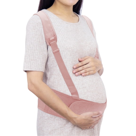 Vocoste Pregnancy Belly Band, Belly Support Bands, Belly Bands for Pregnant Women, Maternity Belly Band with Adjustable Straps, X-Large, Pink