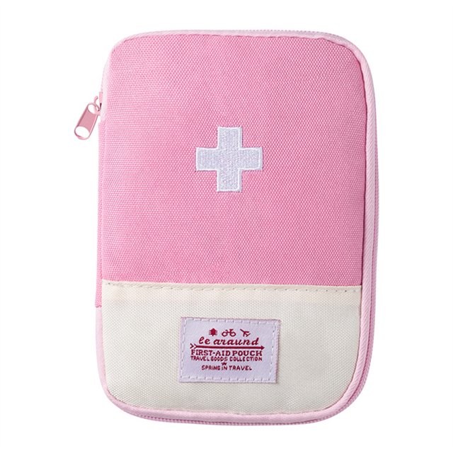 First Aid Bag,Empty First Aid Pouch,Mini Portable Medical Bag,Multifunction Emergency Medicine Storage Bag for Outdoor Camping Hiking Travel Emergency