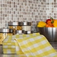 thumbnail image 4 of Urban Villa Easter Kitchen Towels Set of 6 Buffalo Checks Yellow/White Kitchen Towels 20X30 Inches 100% Cotton Absorbent Kitchen Towels Ultra Soft Mitered Corners Towels, 4 of 8
