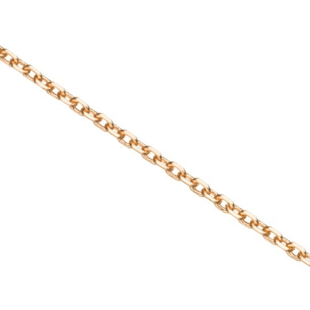Gold Diamond-Cut Cable Chain, Gold Finished Brass 1.6mm Sold per pkg of 5 Ft