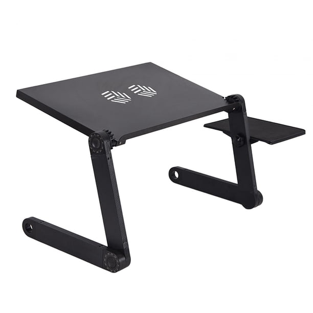 Soporte ajustable para computadora portátil, mesa de computadora, soporte plegable para computadora portátil, escritorio ergonómico con alfombrilla de ratón