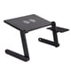 thumbnail image 1 of Soporte ajustable para computadora portátil, mesa de computadora, soporte plegable para computadora portátil, escritorio ergonómico con alfombrilla de ratón, 1 of 9