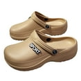 thumbnail image 2 of MIASHUI Womens Clogs Beach Water Shoes Walking Sandals Home Travel Slippers,Khaki,9, 2 of 8