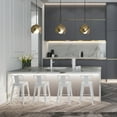 thumbnail image 2 of Simpli Home Rayne Industrial Metal 24 inch Counter Height Stool (Set of 2) in Distressed White, 2 of 10