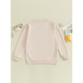 thumbnail image 3 of Mommy and Me Matching Outfits Mama Mini Letter Print Long Sleeve Crewneck Sweatshirt Halloween Baby Matching Clothes, 3 of 8