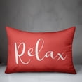 thumbnail image 2 of Creative Products Relax Script Coral 14x20 Indoor / Outdoor Pillow, 2 of 2