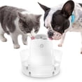 thumbnail image 3 of Battery Operated Cat Water Fountain, 25oz/1L Wireless Pet Water Fountain for Cats Inside, Automatic Cat Waterer Fountain with Motion Sensor, 1000mAh Ultra Quiet Pump, BPA-Free, White, 3 of 11