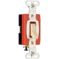 thumbnail image 3 of AC Quiet Switch Leviton, 20 A, doble polo, luz de palanca, color almendra, 3 of 3
