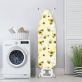 thumbnail image 3 of Renewold Cute Bee Sunflower Ironing Board Cover with Elastic & Adjustable Fastener, Polyester Spandex Fabric Iron Board Cover Standard Size Home Decor, 3 of 5