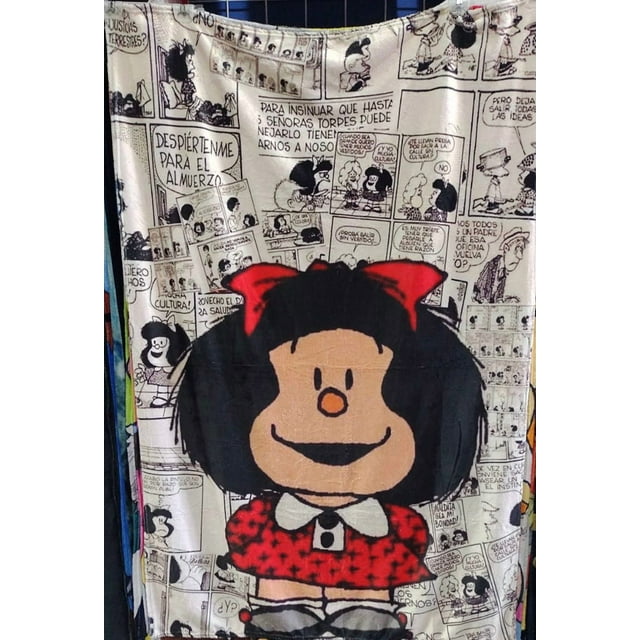 Exclusiva! Cobija Frazada Ultra Suave Mafalda