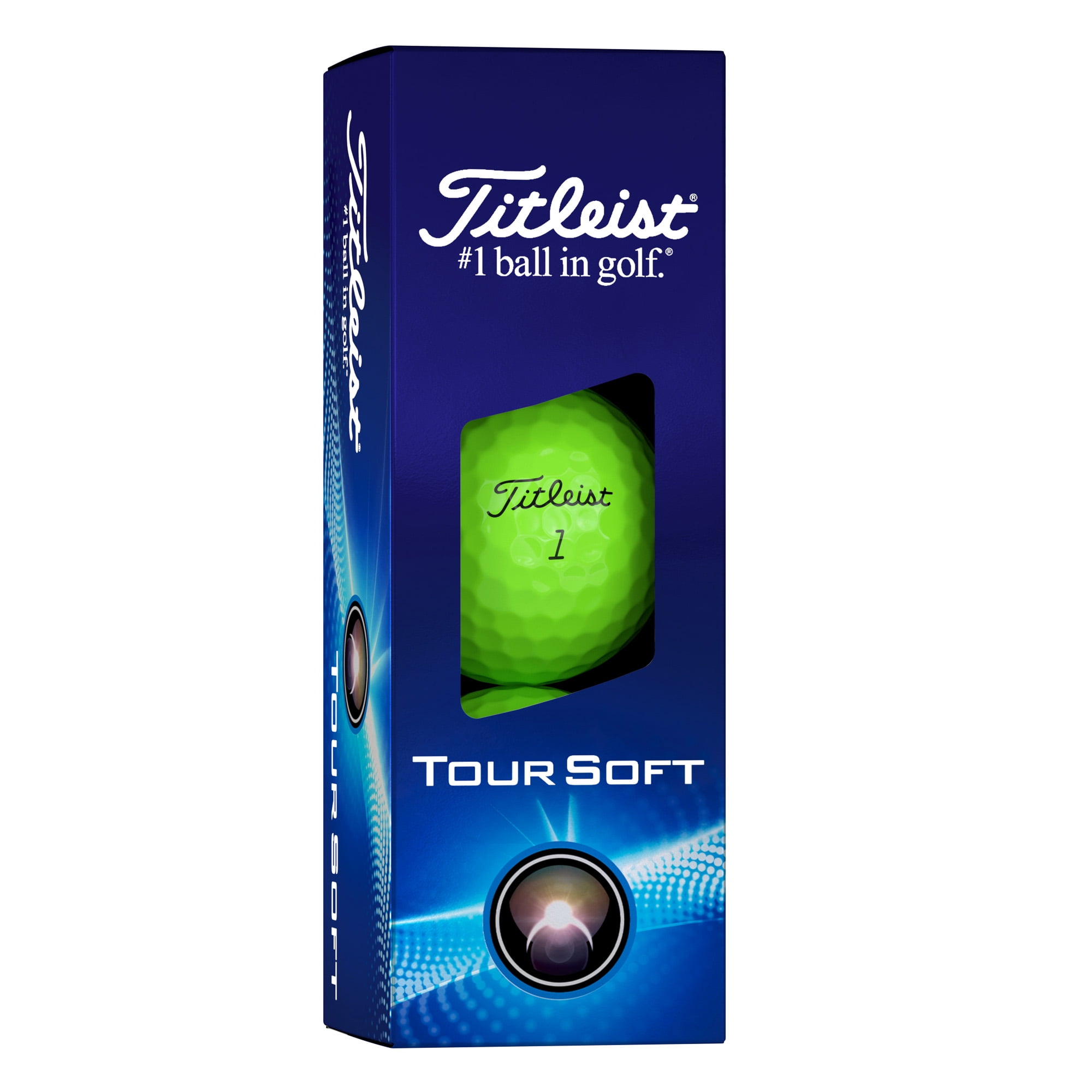 2024 Titleist Tour Soft Golf Balls 12ct, Glossy Green