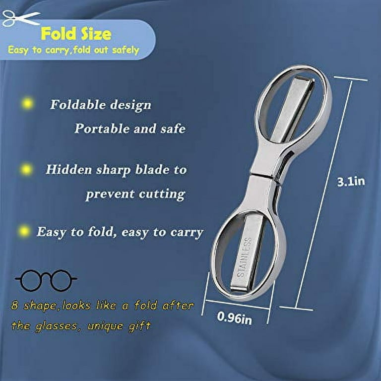 Portable Scissors Small Scissors Stainless Steel Telescopic Cutter