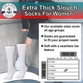 thumbnail image 6 of SOCKS'NBULK 6 Pair Of Womens Cotton Extra Heavy Slouch Sock, Boot Socks, 6 of 6