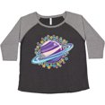 thumbnail image 3 of Inktastic Planet Saturn with Stars Women's Plus Size T-Shirt, 3 of 5