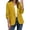 Yellow, variant on Sahpxhe Blazers for Women Shawl Collar Ruched 3/4 Sleeve One Button Casual Blazer Dressy Work Business Suit Jacket Army Green M