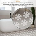 thumbnail image 3 of 40pcs Bathtub Sticker Easy to Use Snow Flower Shape Snow Flower Shape Anti Slip Sticker Multipurpose PEVA Safety Shower Tread for Home Bath Shower, 3 of 9