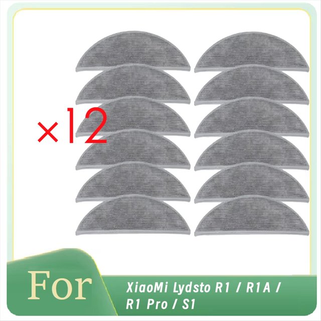 12 Trapos de Limpieza para Aspiradoras para para R1 / R1A / R1 Pro / S1. Repuestos.