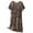 A-Brown89, variant on Yuanlong Womens Nightgown Leopard Print Crewneck Short Sleeve Sleep Dress Summer Spring Cool Loungewear Trendy Nightshirts