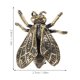 thumbnail image 2 of QUMIIRITY 2Ud Escultura De Abeja De Cobre Para En Hogar Y Oficina, 2 of 5