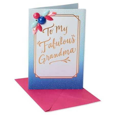 American Greetings Fabulous Mother's Day Card for Grandma with Rhinestones