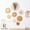 9Pcs-stly 1, variant on 7 Pack Boho Wall Basket Decor - Seagrass Rattan Wicker Wall Decor Round Handmade Hanging Rustic Flat Elegant Wall Art for Farmhouse Living Rooms Bedrooms Display Table Settings Kitchen Home