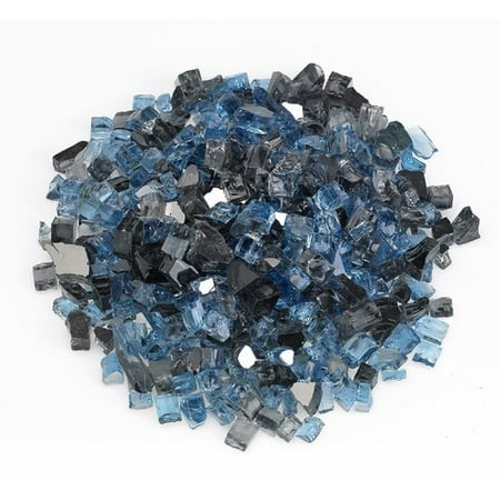 American Fireglass 1 2 Reflective Fire Pit Glass Set Of 6