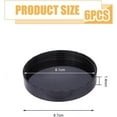 thumbnail image 2 of 6Pcs Blender Replacement Cap Plastic Blender Milk Juicer Mixer Accessories Black Stay-Fresh Lid Replacement Cups for Juicer Blender Inner Diameter: 81.5mm, 2 of 6