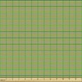 thumbnail image 2 of Ambesonne Retro Fabric by the Yard Upholstery, Modern Repetitive Stripes Art, 2 Yards, Avocado Green Taupe, 2 of 5