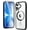 Black, variant on for iPhone 17 Case Clear: Magnetic Transparent Phone Cases with Screen Protector Slim Anti Yellowing Military Grade Drop Protection Rugged Shockproof Protective Cell Phone Cover