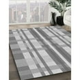 thumbnail image 2 of Ahgly Company Indoor Square Patterned Platinum Gray Area Rugs, 3' Square, 2 of 6