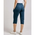 thumbnail image 4 of Real Essentials 3-Pack: Women's Capri Open Bottom Soft Sweatpants with Drawstring (Available in Plus Size), 4 of 7