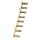 thumbnail image 4 of Puente de escalera de madera para pájaros, juguetes para masticar de pie para pájaros, entrenamiento de mascotas, juego de pájaros 8 secciones, 4 of 9