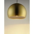 thumbnail image 3 of E24926-SBRCOF-ET2 Lighting-Palla-12W 1 LED Pendant-19.75 Inches wide by 14.5 inches high-Satin Brass/Coffee Finish, 3 of 6