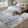 thumbnail image 4 of Turtle Coastal Area Rugs 8'x10', Washable Small Throw Rugs for Living Room Patio, Nautical Summer Beach Coral Jellyfish Wooden Indoor Outdoor Rug Non-Slip Low Pile Carpet Runner Reversible Floor Mats, 4 of 8