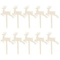 thumbnail image 1 of RXIRUCGD Wooden Sign Creative Gardening Plant Label Can Write Insert Ground 10 Pcs, 1 of 8
