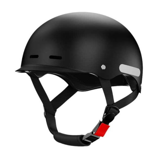 Lipstore Bike Helmet Adjustable Skateboard Helmet Comfortable Portable Breathable Black