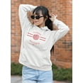 thumbnail image 2 of Flower Boutique 1968 Banner Hoodie Women -Image by Shutterstock, Female 5X-Large, 2 of 4