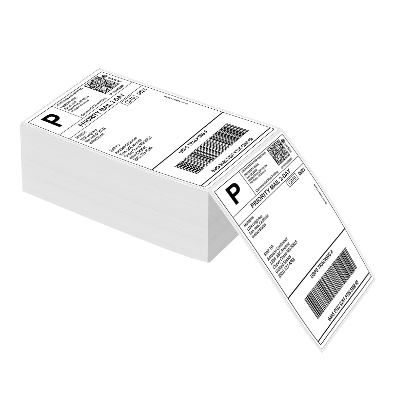 500 Pack 4x6 Thermal Shipping Labels, Direct Print Paper for Mailing & Shipping Packages