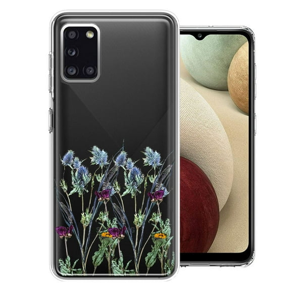 MUNDAZE Case For Samsung Galaxy A31 Country Dried Flowers Phone Cover
