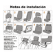 thumbnail image 5 of Fundas De Asiento  Universales Comfort Car Covers 9 Piezas Malubero Gris, 5 of 5