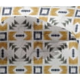 thumbnail image 4 of oneOone Viscose Chiffon Fabric Geometric Ikat Print Fabric By The Yard 42 Inch Wide, 4 of 4