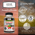 thumbnail image 4 of Kaya Naturals Berberine HCL Extract 1200mg - Supports Strong Immune System - Helps with Glucose Levels, Improve Gut Health (Vegetarian, Non-GMO & Gluten-Free) Berberine Supplement (60 Count), 4 of 8