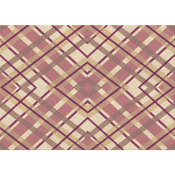 Ahgly Company Indoor Rectangle Patterned IndianRed Area Rugs, 7' x 9'